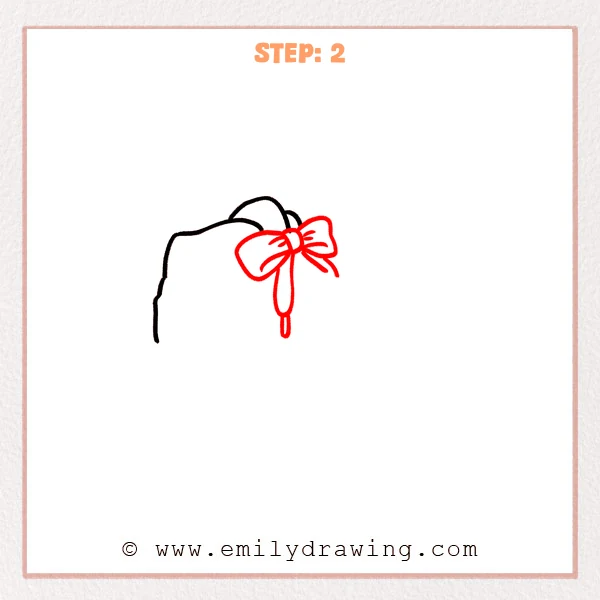 how to draw a jordan shoe - Step 2